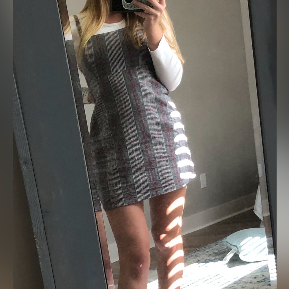 Women’s Hollister Plaid Strappy Mini Dress